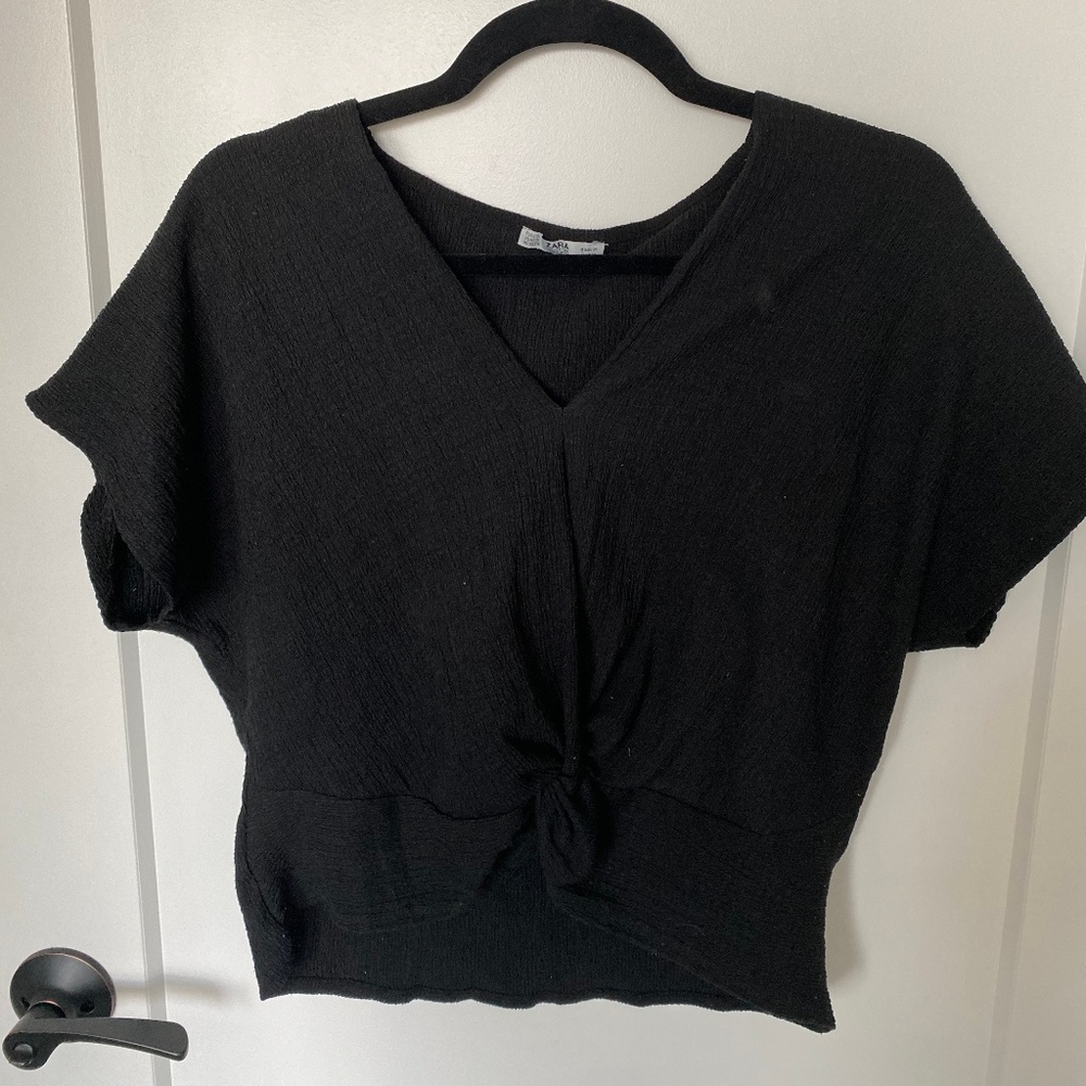 Zara Twist Front Blouse